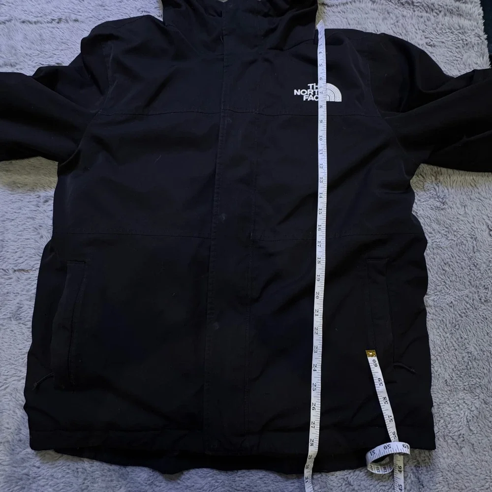 The North Face Men Large Balham 550 Down Warm Insulated Winter Jacket Black Camo - Picture 9 of 16